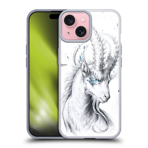 Jonas "JoJoesArt" Jödicke Wildlife Capricorn Soft Gel Case for Apple iPhone 15