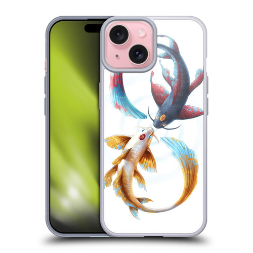 Jonas "JoJoesArt" Jödicke Wildlife Eternal Bond Koi Soft Gel Case for Apple iPhone 15