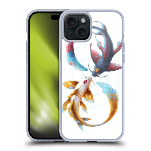Jonas "JoJoesArt" Jödicke Wildlife Eternal Bond Koi Soft Gel Case for Apple iPhone 15 Plus