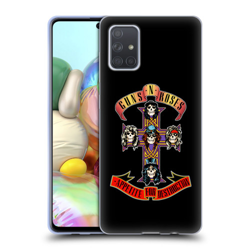 Guns N' Roses Key Art Appetite For Destruction Soft Gel Case for Samsung Galaxy A71 (2019)