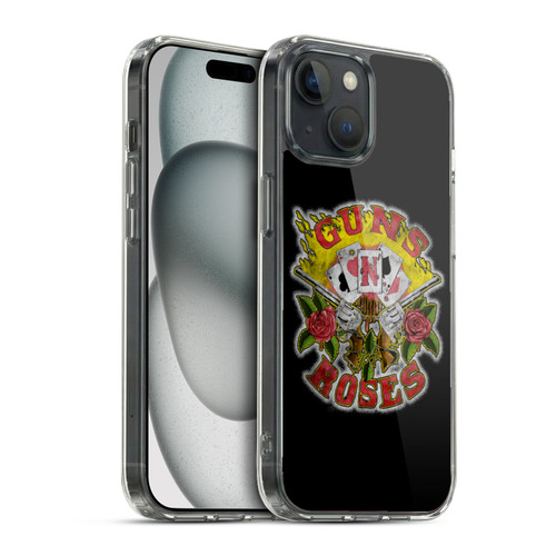 Guns N' Roses Band Art Cards Soft Gel Case for Apple iPhone 15 & MagSafe