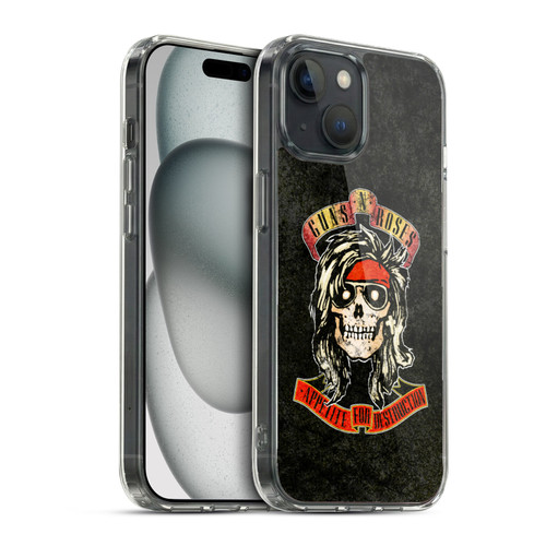 Guns N' Roses Vintage McKagan Soft Gel Case for Apple iPhone 15