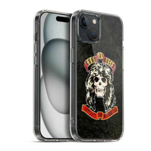 Guns N' Roses Vintage Adler Soft Gel Case for Apple iPhone 15 Plus