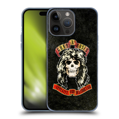 Guns N' Roses Vintage Adler Soft Gel Case for Apple iPhone 15 Pro Max