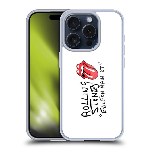 The Rolling Stones Albums Exile On Main St. Soft Gel Case for Apple iPhone 15 Pro