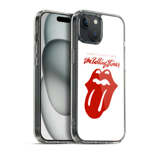 The Rolling Stones Graphics Ladies and Gentlemen Movie Soft Gel Case for Apple iPhone 15 Plus