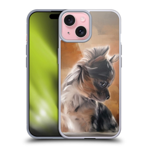 Simone Gatterwe Assorted Designs Chihuahua Puppy Soft Gel Case for Apple iPhone 15
