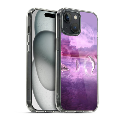 Simone Gatterwe Dolphins Dream Of Dolphins Soft Gel Case for Apple iPhone 15 & MagSafe