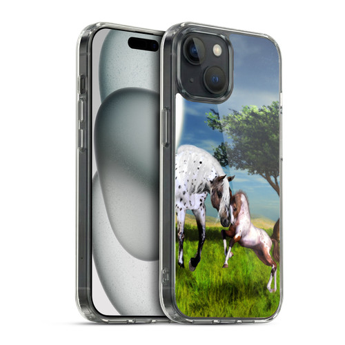 Simone Gatterwe Horses Love Forever Soft Gel Case for Apple iPhone 15 & MagSafe