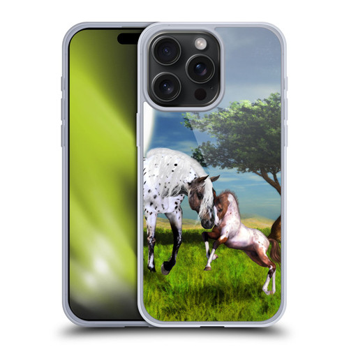 Simone Gatterwe Horses Love Forever Soft Gel Case for Apple iPhone 15 Pro Max