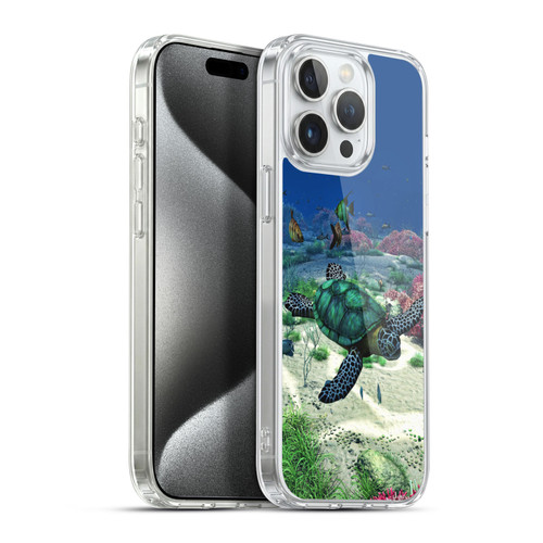 Simone Gatterwe Life In Sea Turtle Soft Gel Case for Apple iPhone 15 Pro Max & MagSafe