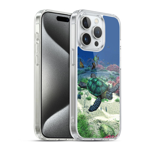 Simone Gatterwe Life In Sea Turtle Soft Gel Case for Apple iPhone 15 Pro & MagSafe