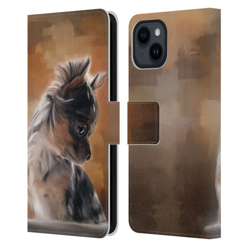 Simone Gatterwe Assorted Designs Chihuahua Puppy Leather Book Wallet Case Cover For Apple iPhone 15
