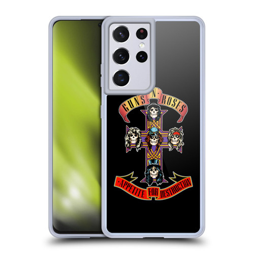 Guns N' Roses Key Art Appetite For Destruction Soft Gel Case for Samsung Galaxy S21 Ultra 5G