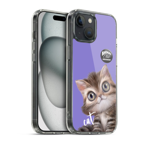 Animal Club International Faces Persian Cat Soft Gel Case for Apple iPhone 15 & MagSafe