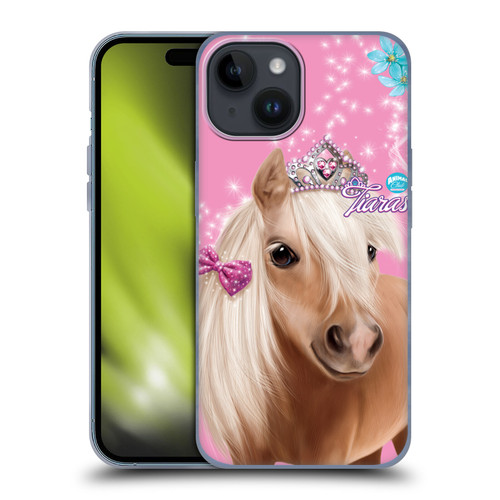 Animal Club International Royal Faces Horse Soft Gel Case for Apple iPhone 15