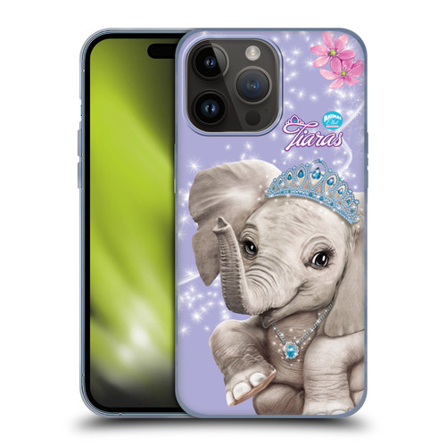 Animal Club International Royal Faces Elephant Soft Gel Case for Apple iPhone 15 Pro Max