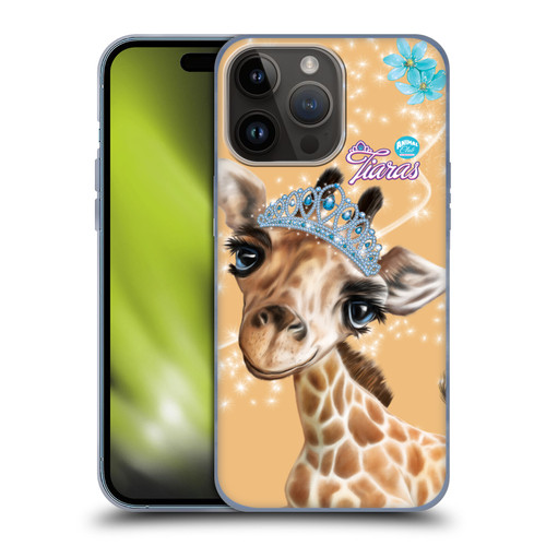 Animal Club International Royal Faces Giraffe Soft Gel Case for Apple iPhone 15 Pro Max