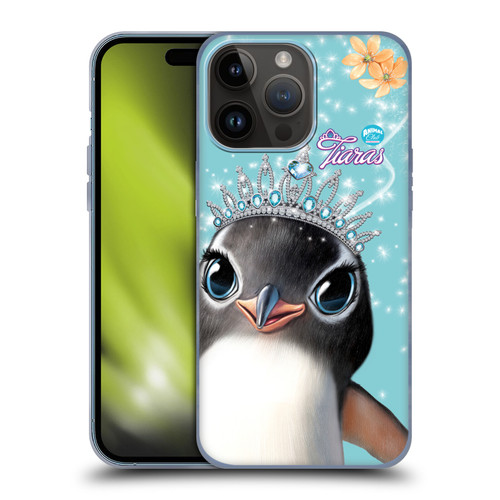 Animal Club International Royal Faces Penguin Soft Gel Case for Apple iPhone 15 Pro Max