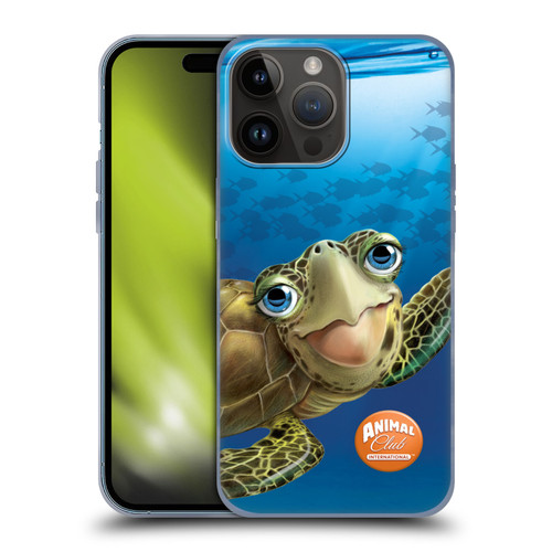 Animal Club International Underwater Sea Turtle Soft Gel Case for Apple iPhone 15 Pro Max