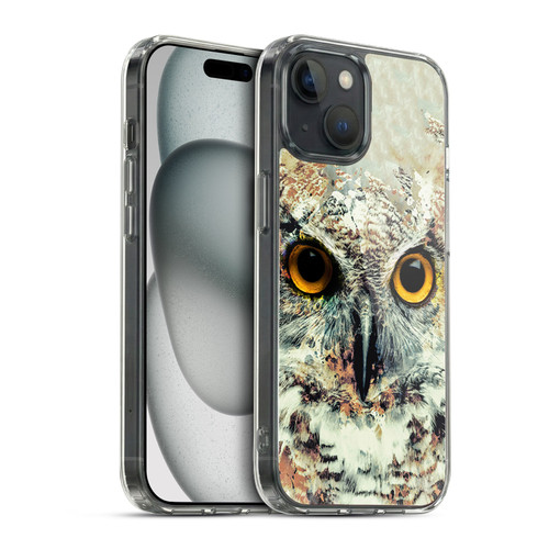 Riza Peker Animals Owl II Soft Gel Case for Apple iPhone 15