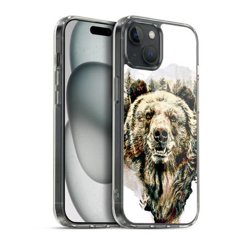 Riza Peker Animals Bear Soft Gel Case for Apple iPhone 15 Plus
