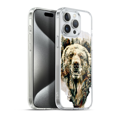 Riza Peker Animals Bear Soft Gel Case for Apple iPhone 15 Pro Max