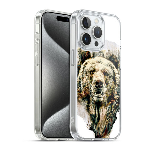 Riza Peker Animals Bear Soft Gel Case for Apple iPhone 15 Pro