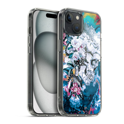 Riza Peker Skulls 9 Memento Mori Soft Gel Case for Apple iPhone 15 Plus & MagSafe