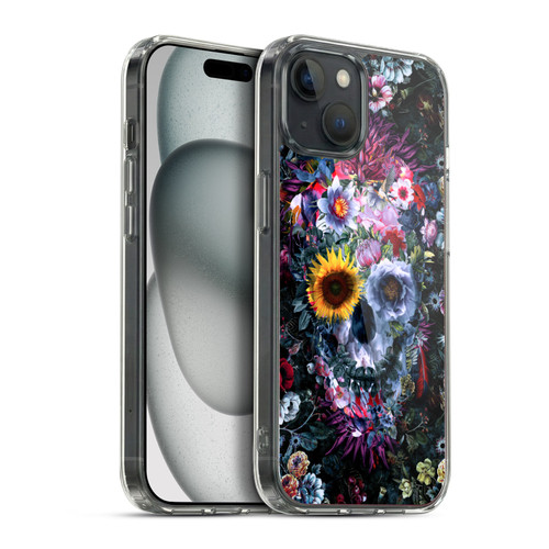 Riza Peker Skulls 9 Skull Soft Gel Case for Apple iPhone 15 Plus & MagSafe