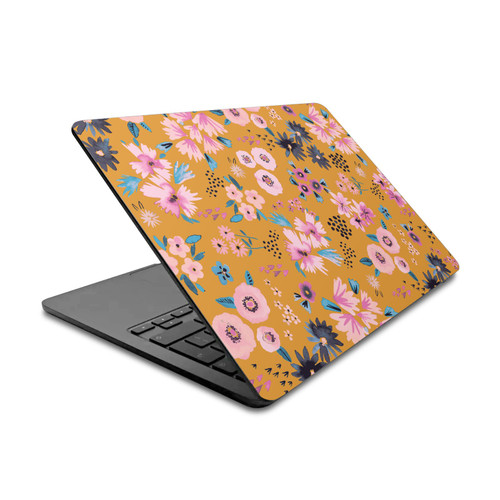 Ninola Floral 2 Flowers Mustard Vinyl Sticker Skin Decal Cover for Apple MacBook Air 13.6" A2681 (2022)