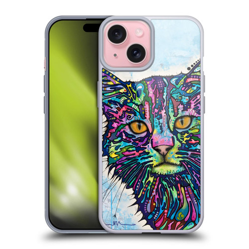 Dean Russo Cats Diligence Soft Gel Case for Apple iPhone 15
