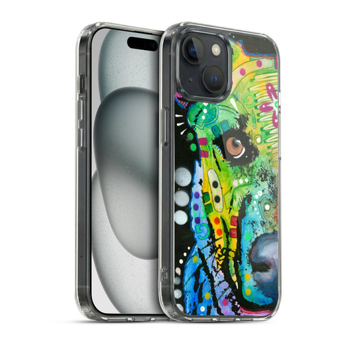 Dean Russo Dogs Bulldog Soft Gel Case for Apple iPhone 15