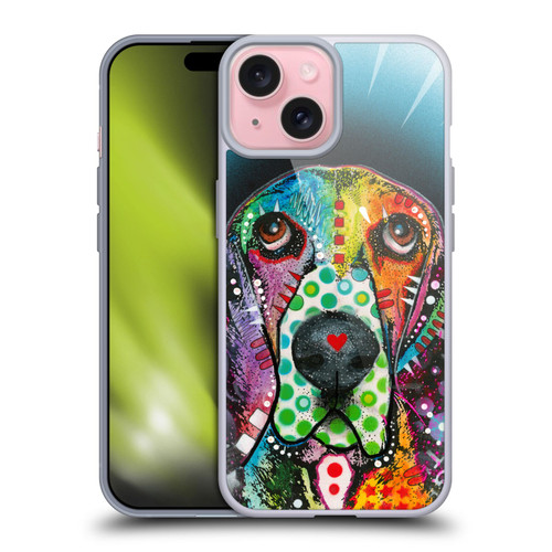 Dean Russo Dogs Hound Soft Gel Case for Apple iPhone 15