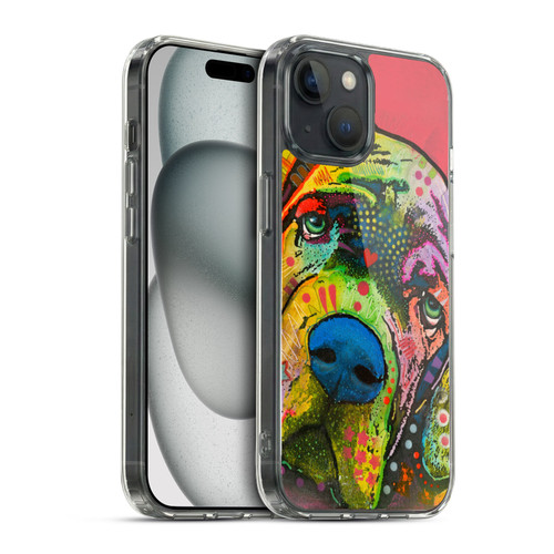 Dean Russo Dogs Mastiff Soft Gel Case for Apple iPhone 15