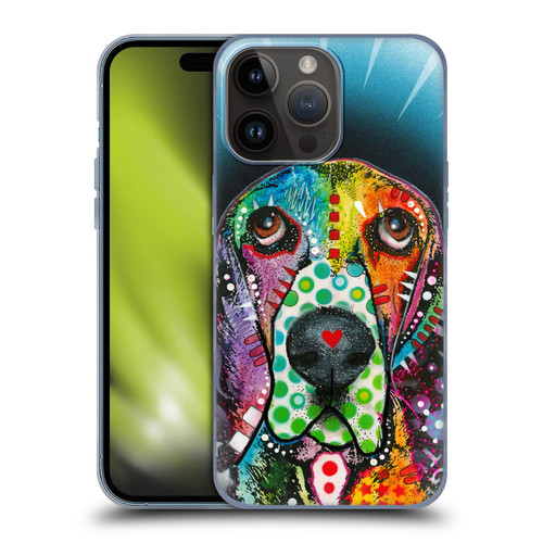 Dean Russo Dogs Hound Soft Gel Case for Apple iPhone 15 Pro Max