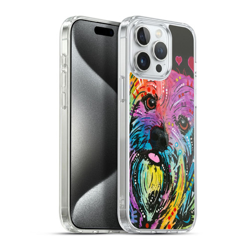 Dean Russo Dogs Yorkie Soft Gel Case for Apple iPhone 15 Pro Max