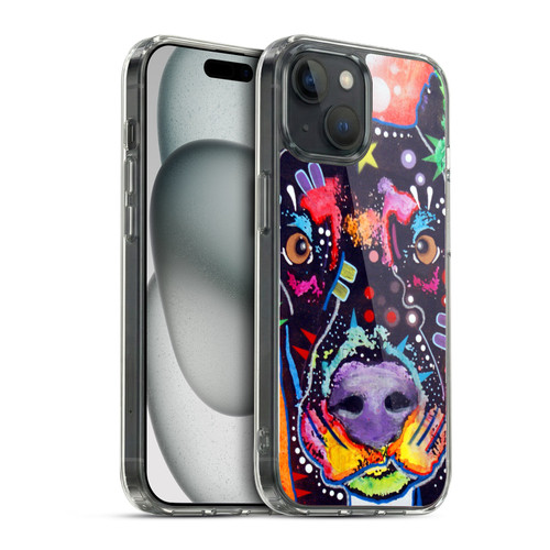 Dean Russo Dogs 3 Doberman Soft Gel Case for Apple iPhone 15