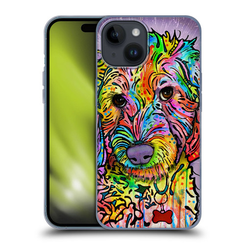 Dean Russo Dogs 3 Sweet Poodle Soft Gel Case for Apple iPhone 15