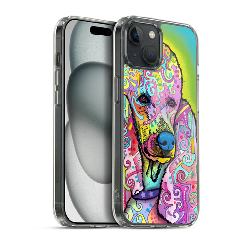 Dean Russo Dogs 3 Poodle Soft Gel Case for Apple iPhone 15 Plus