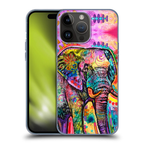 Dean Russo Wildlife 2 Elephant Soft Gel Case for Apple iPhone 15 Pro Max