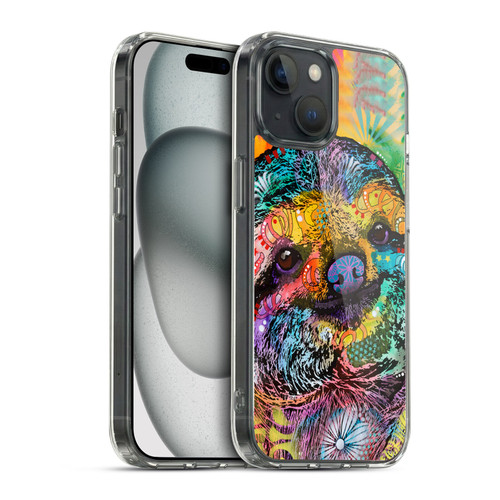 Dean Russo Wildlife 3 Sloth Soft Gel Case for Apple iPhone 15 & MagSafe