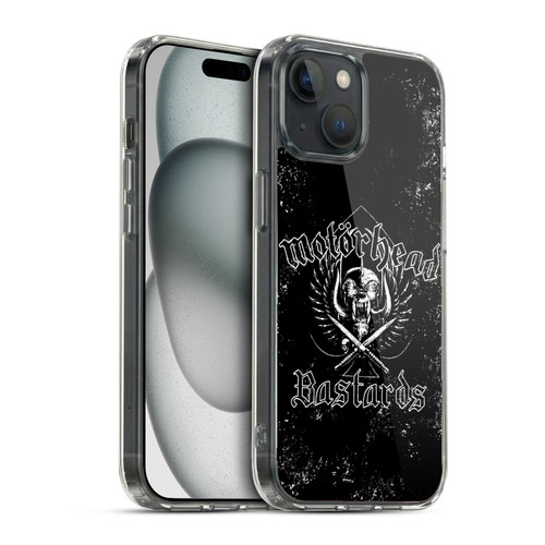 Motorhead Album Covers Bastards Soft Gel Case for Apple iPhone 15