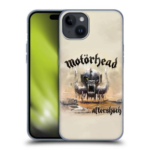 Motorhead Album Covers Aftershock Soft Gel Case for Apple iPhone 15 Plus