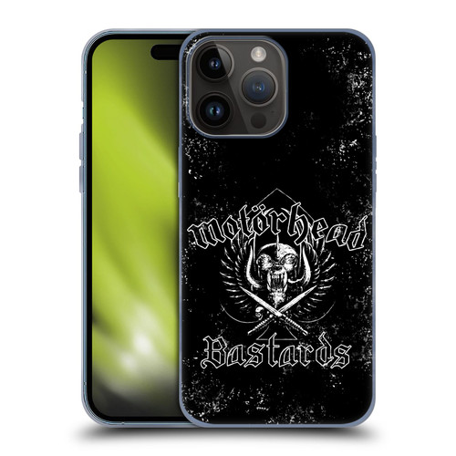Motorhead Album Covers Bastards Soft Gel Case for Apple iPhone 15 Pro Max