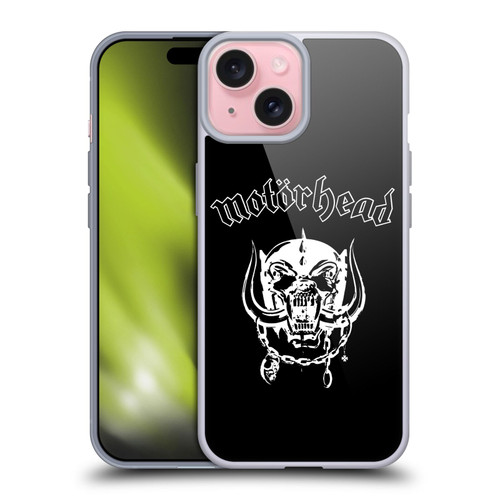 Motorhead Graphics Classic Logo Soft Gel Case for Apple iPhone 15