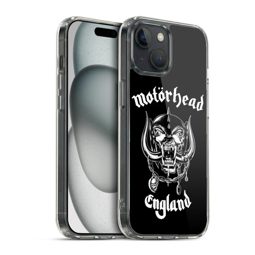 Motorhead Graphics England Soft Gel Case for Apple iPhone 15 & MagSafe