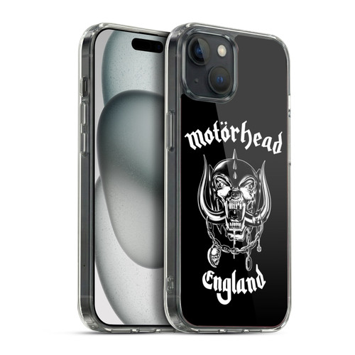 Motorhead Graphics England Soft Gel Case for Apple iPhone 15 Plus & MagSafe