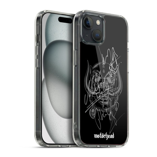 Motorhead Graphics Signatures Soft Gel Case for Apple iPhone 15 Plus & MagSafe