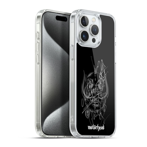 Motorhead Graphics Signatures Soft Gel Case for Apple iPhone 15 Pro Max & MagSafe